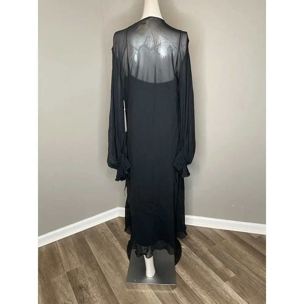 KHAITE The Rami Dress In black - Picture 7 of 11